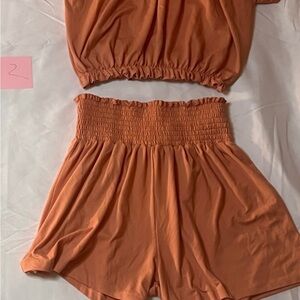 Orange Two-Piece Set